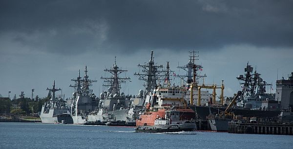 Chiến hạm đa quốc gia hội tụ tại Trân Châu Cảng